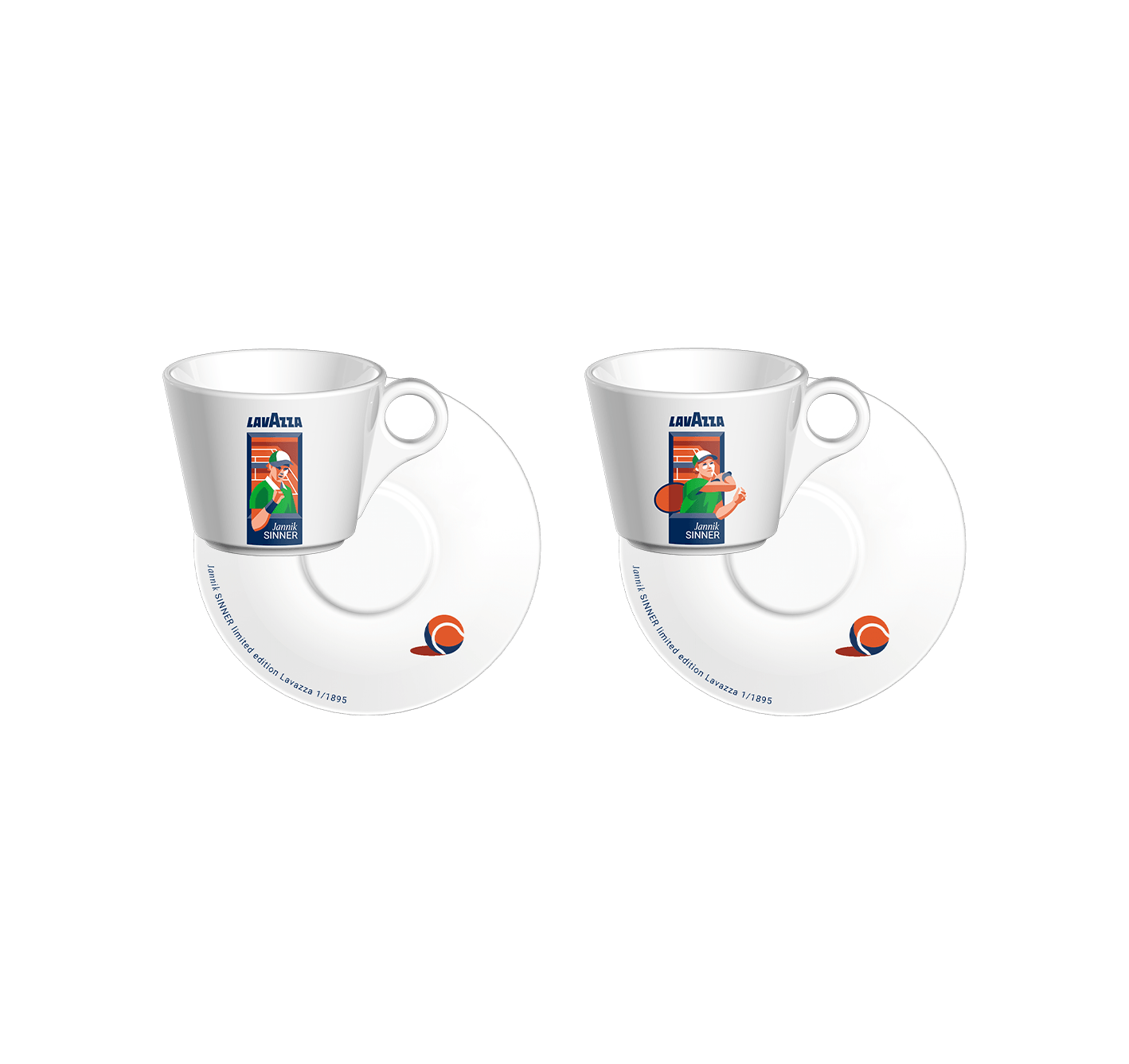 Set Cappuccino Jannik Sinner, Édition Clay