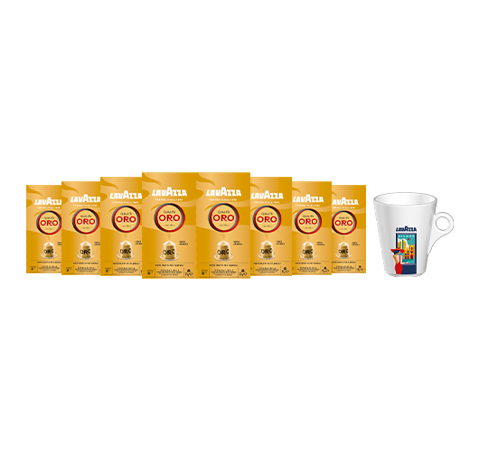 Coffret Qualità Oro capsules et Mug Milan
